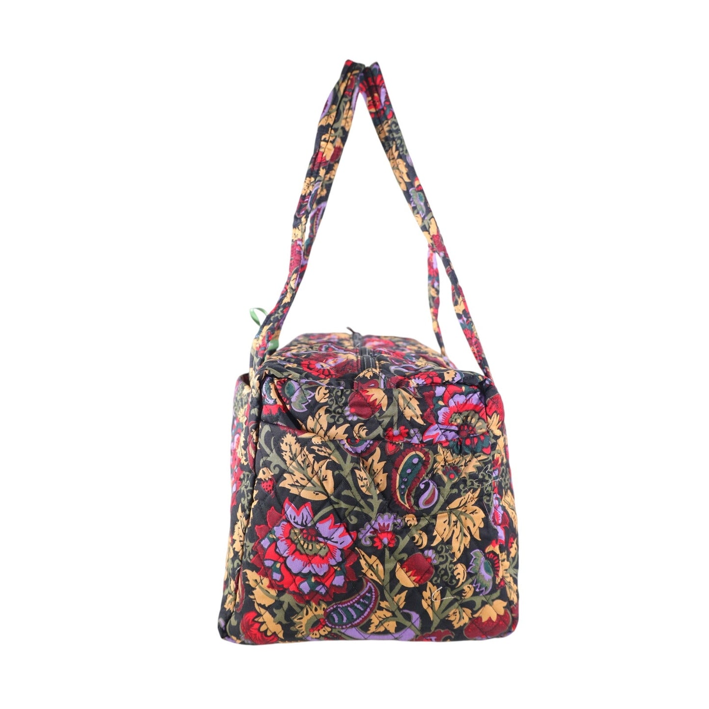 Vera Bradley Quilted Cotton Original Duffel Bag - Midnight Garden Paisley