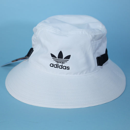 Adidas Mens Originals Webbing Boonie Sport Bucket Hat - S/M - Black/White