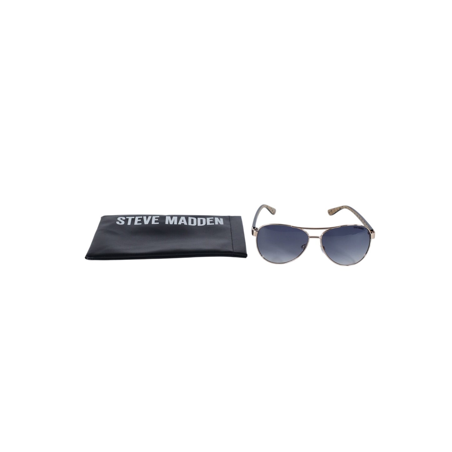 Steve Madden LANOSA Lightweight Aviator Sunglases - Gold / Gray