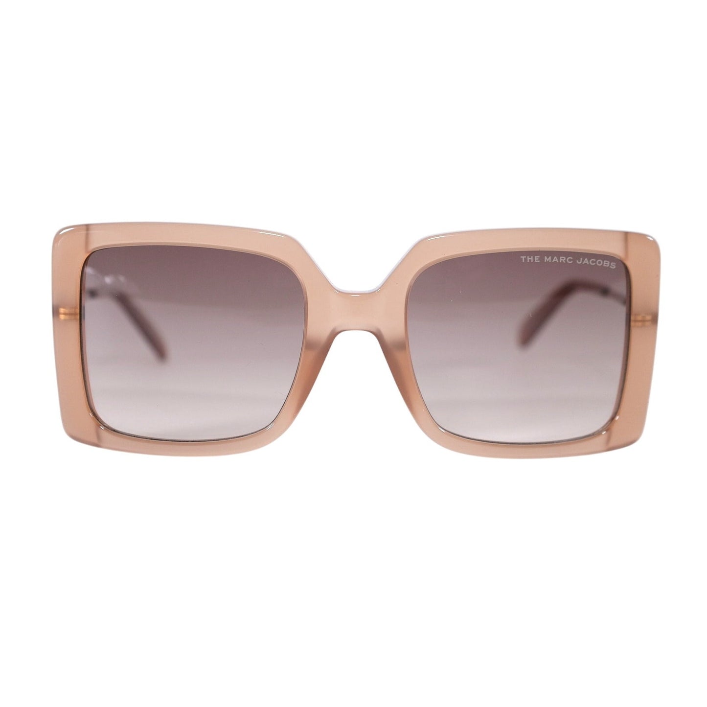Marc Jacobs Square Oversized Women's Designer Sunglasses - Beige / Brown