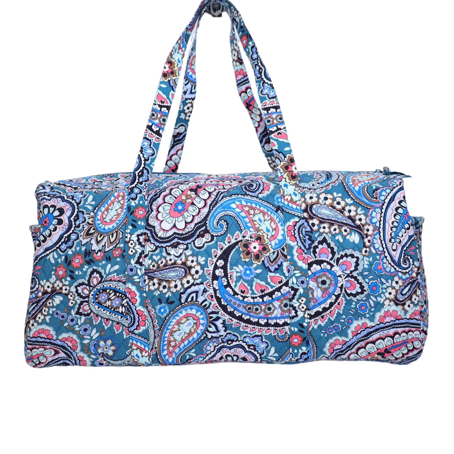 Vera Bradley XL Traveler Quilted Cotton Duffel Bag - Haymarket Paisley Jewel