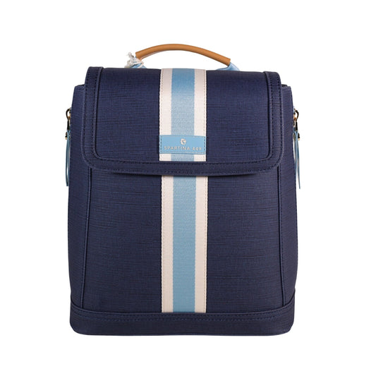 Spartina 449 Armada Back Pack - Navy Blue Stripe