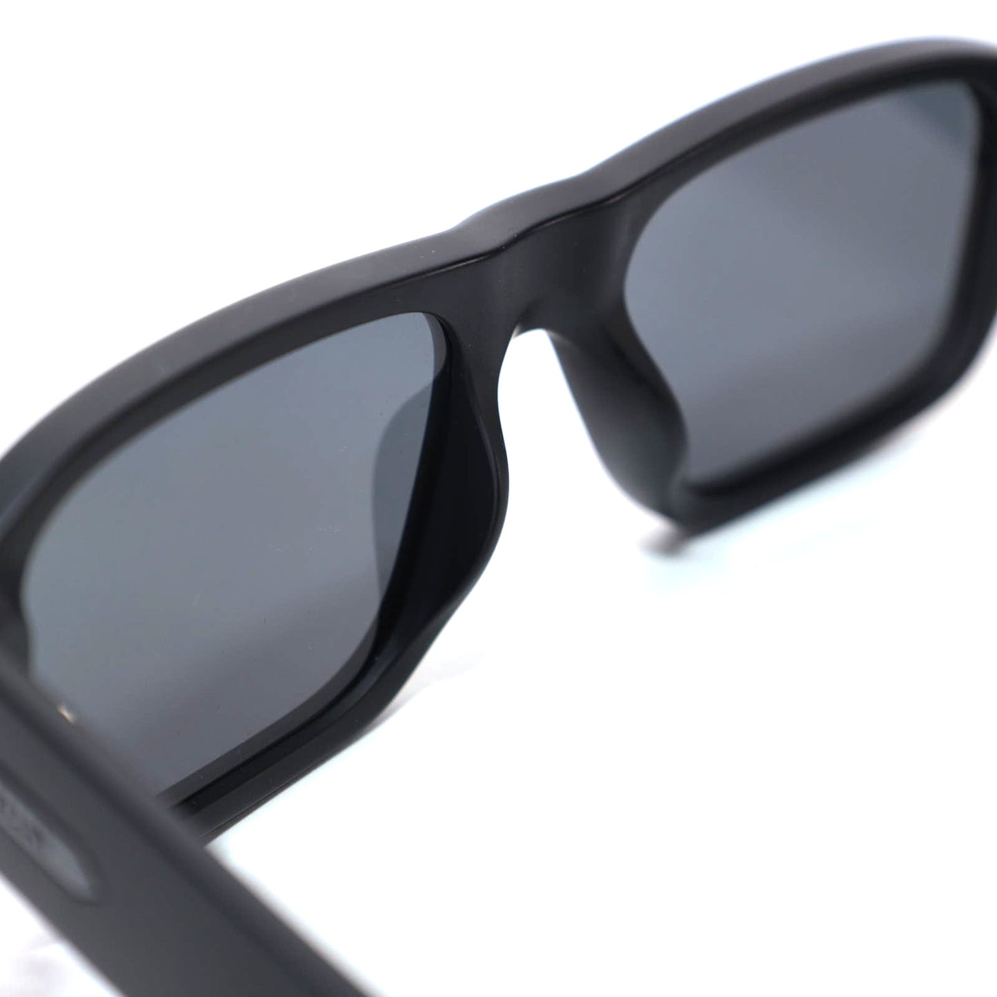 Quay Australia NIGHT CAP Rectangle Sunglasses–Matte Black/Black Polarized