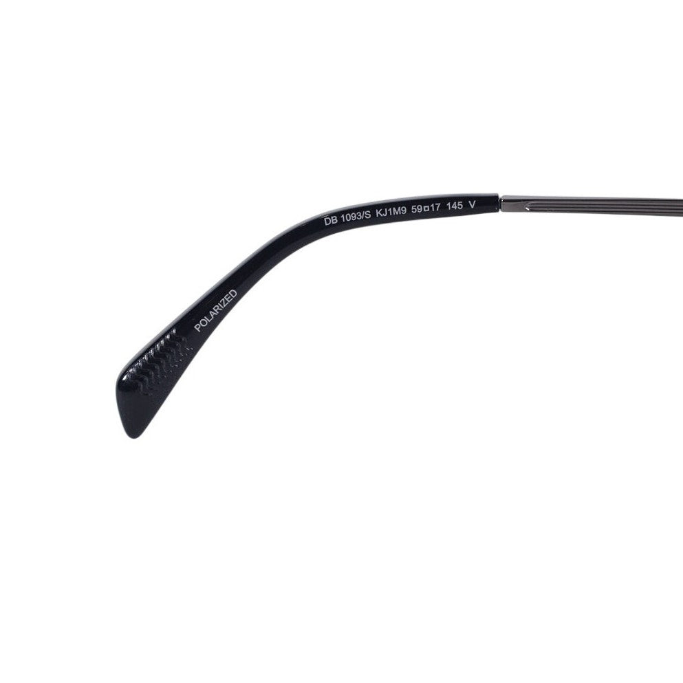 David Beckham Square Aviator Polarized Men's Sunglasses–Dark Ruthenium/Gray