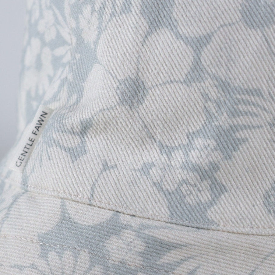 Gentle Fawn Womens Reversible Cotton Bucket Hat - Mist Tropic Floral - M/L