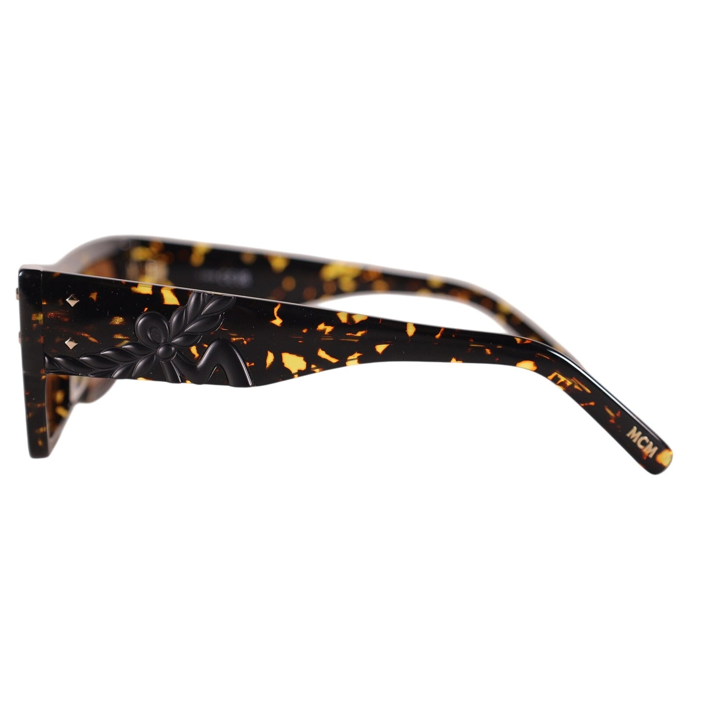 MCM Rectangle Sunglasses - Dark Havana / Brown