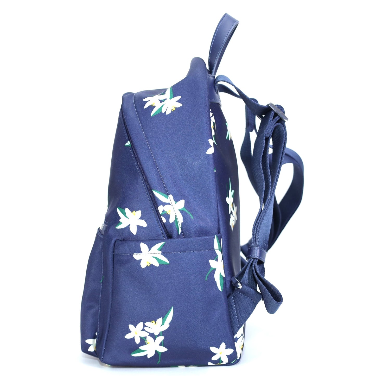 Kate Spade Chelsea Orange Blossom Nylon Back Pack - Parisian Navy Multi