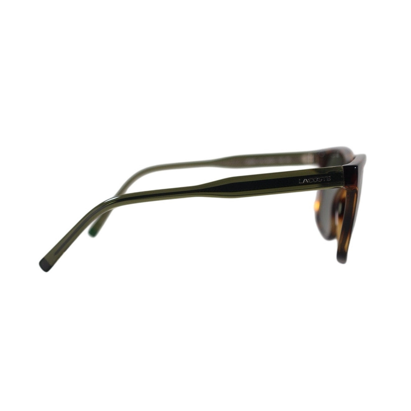 Lacoste Men's Square Lightweight Sunglasses - Tortoise / Green