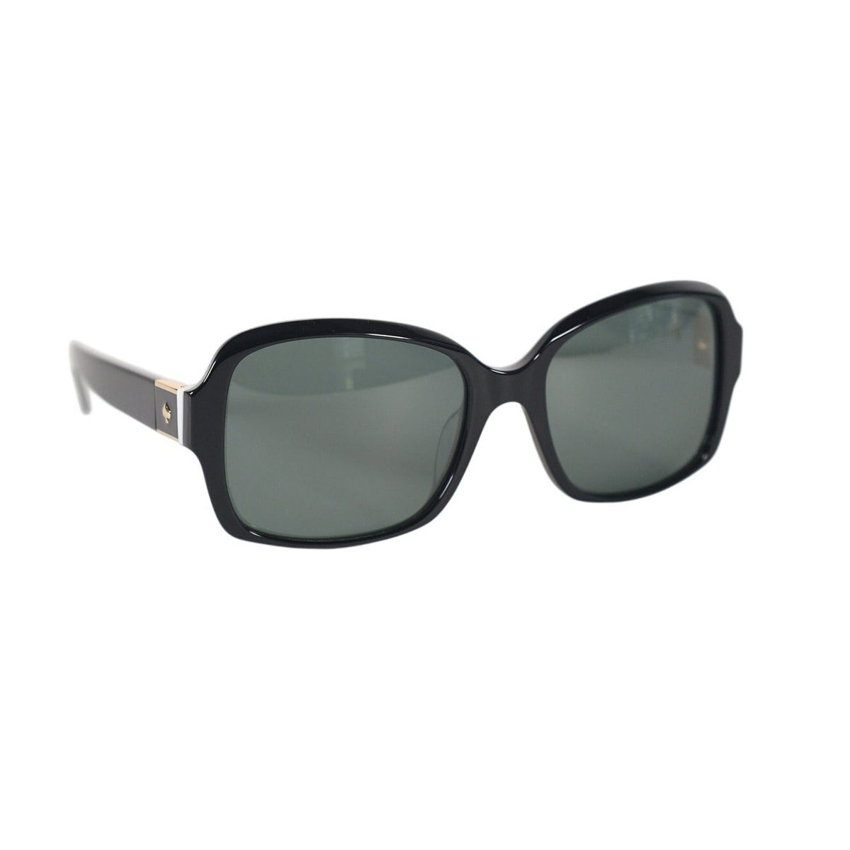 Kate Spade ANNORA Oval Rectangle Polarized Sunglasses - Black / Grey
