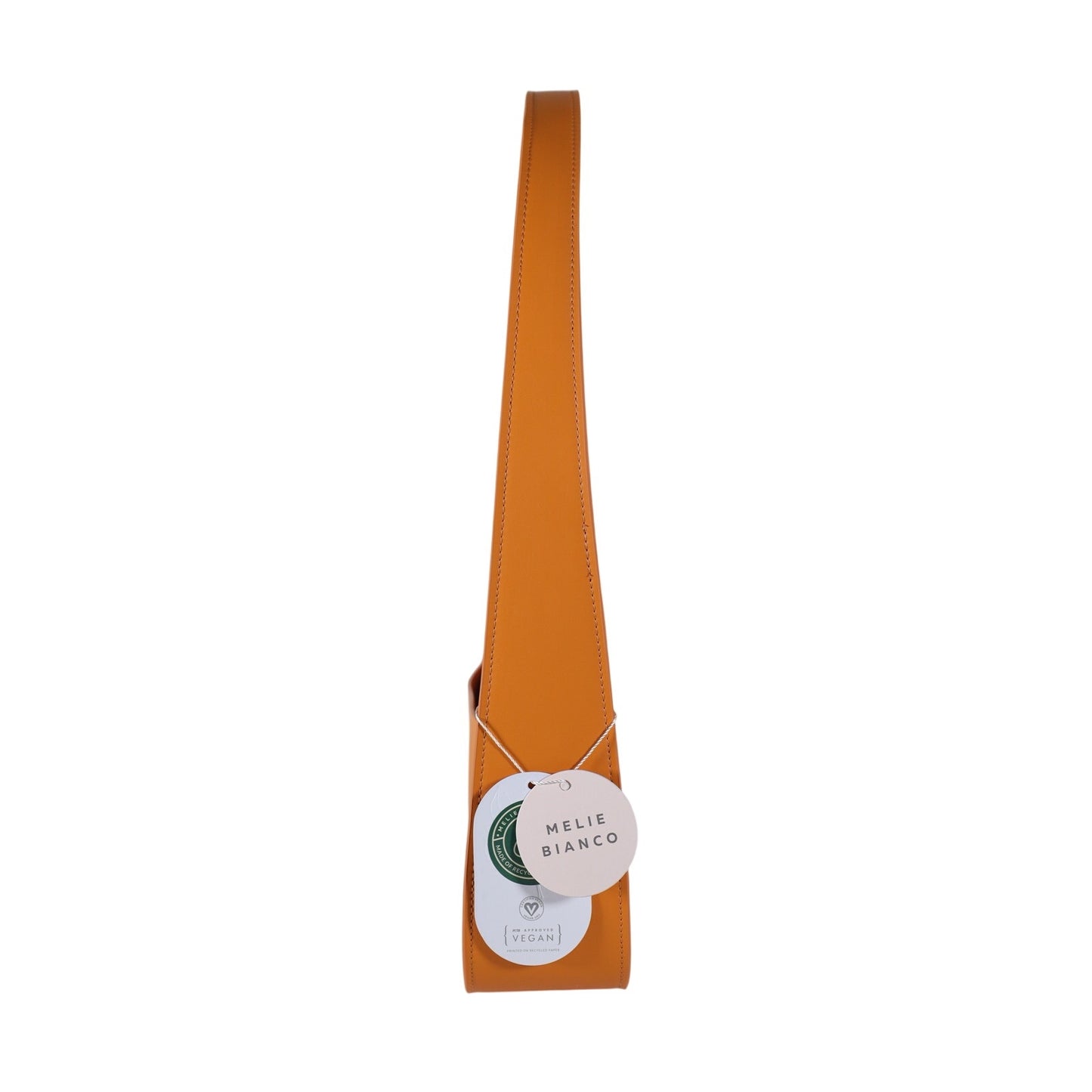 Melie Bianco Willow Vegan Leather Shoulder Bag - Orange