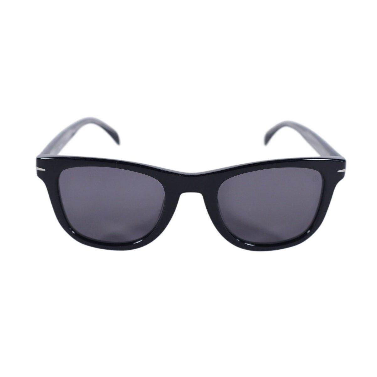 David Beckham Men's Square Polarized Sunglasses - Black / Grey