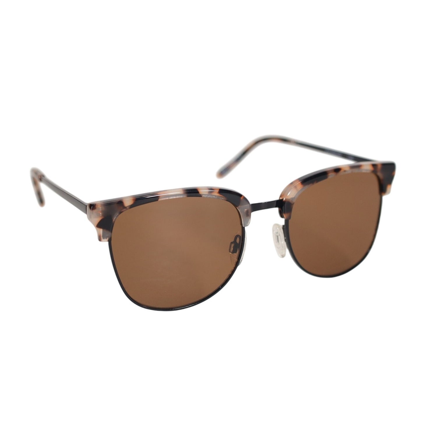 Quay Australia EVASIVE Round Sunglasses – Milky Tortoise / Brown