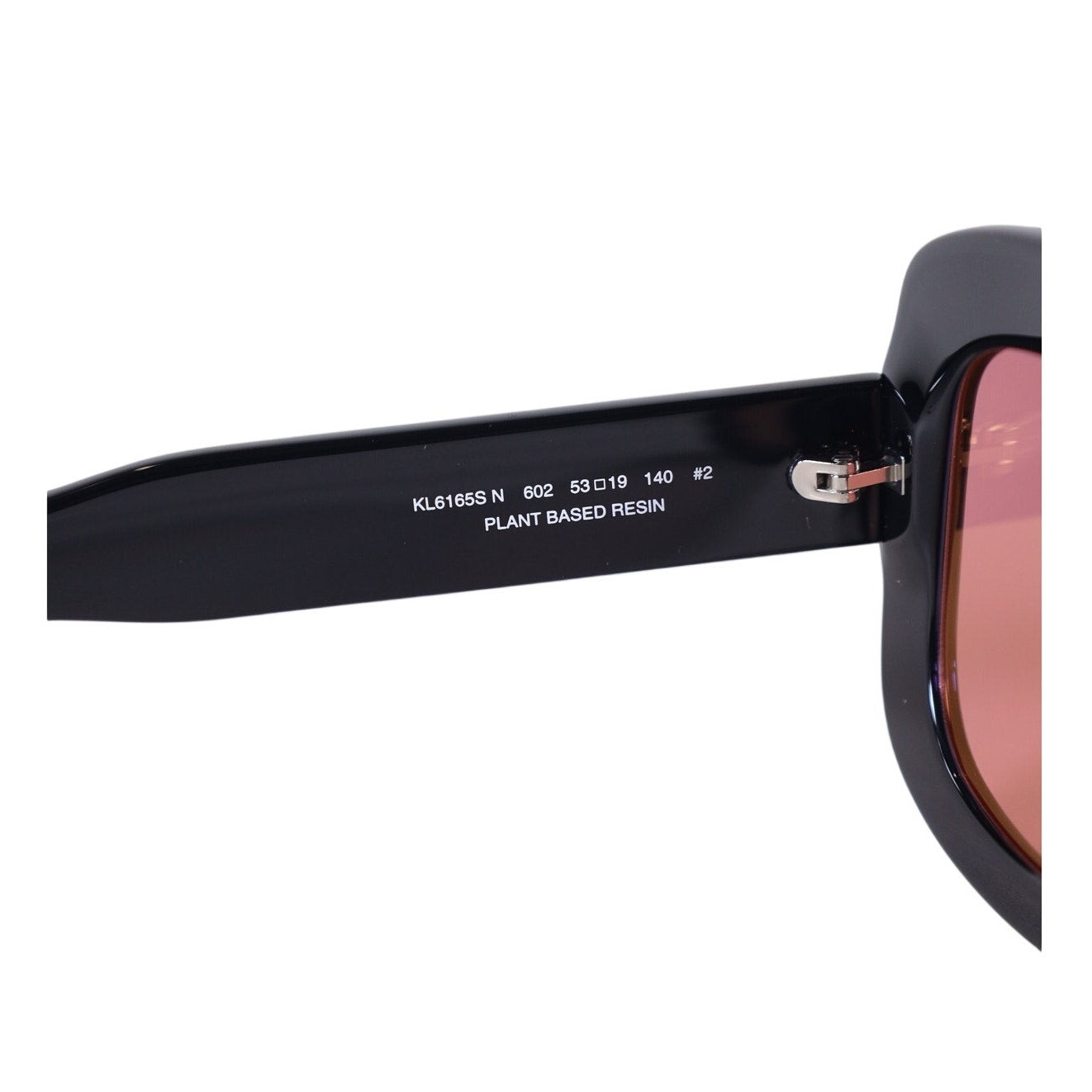 Karl Lagerfeld Oversized Square Sunglasses – Iridescent Wine Mirror