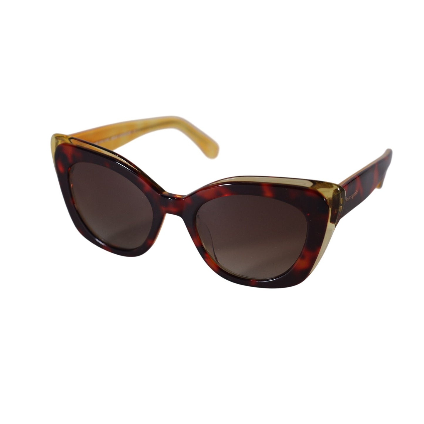 Kate Spade MARIGOLD Cat Eye Polarized Sunglasses - Havana / Brown