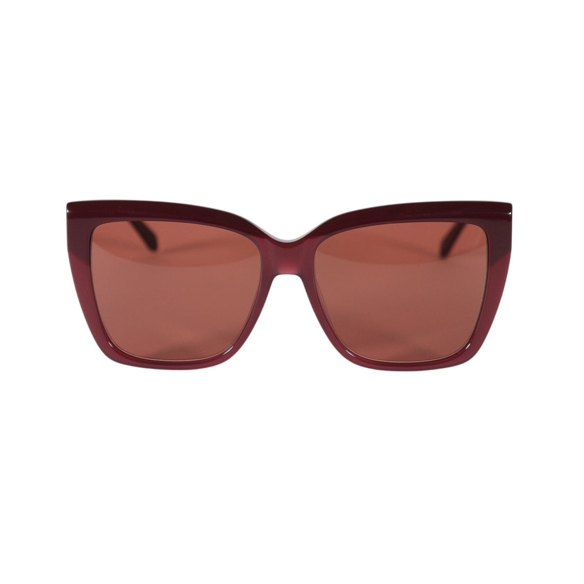 Salvatore Ferragamo Oversized Square Cat Eye Women's Sunglasses - Wine / Red