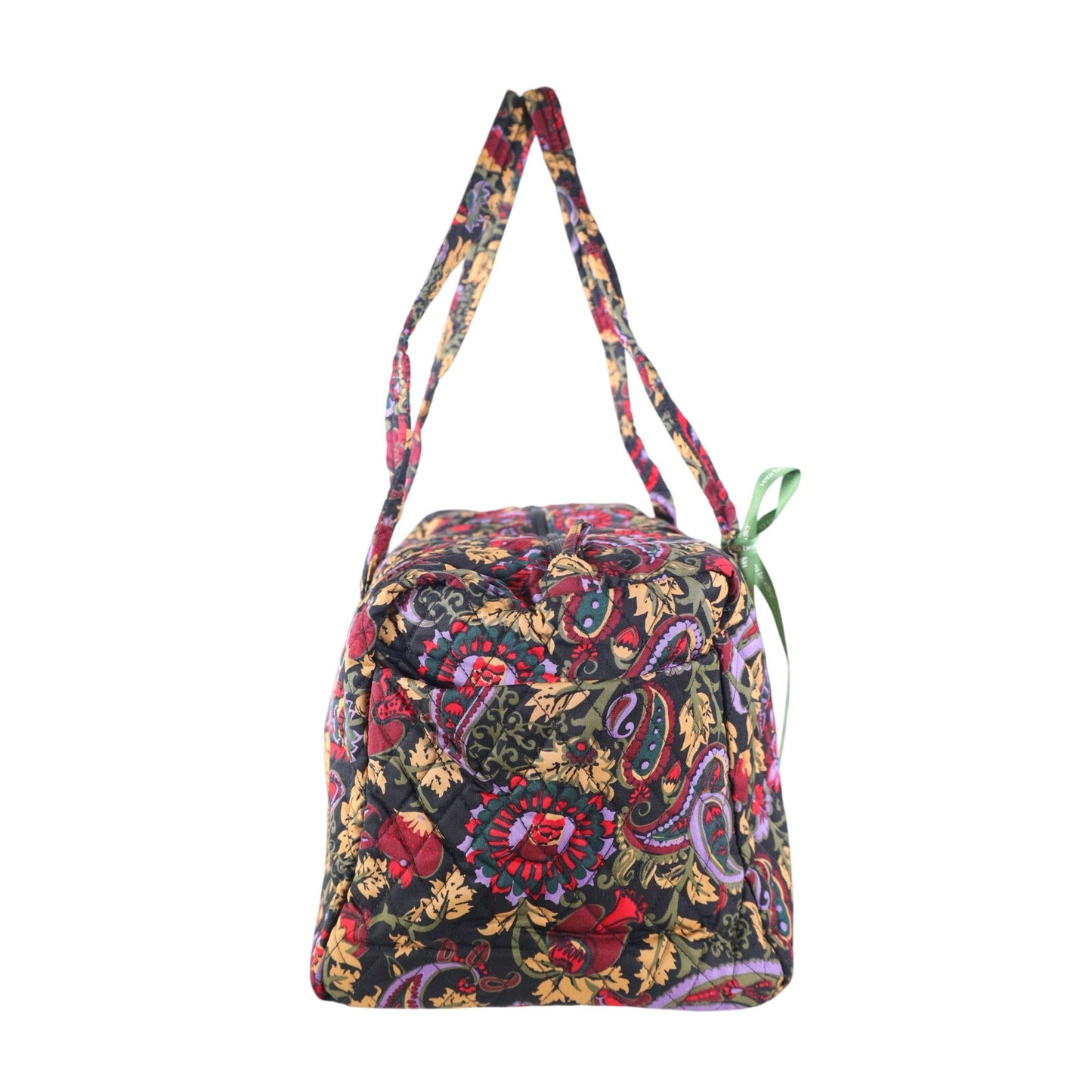 Vera Bradley Quilted Cotton Original Duffel Bag - Midnight Garden Paisley