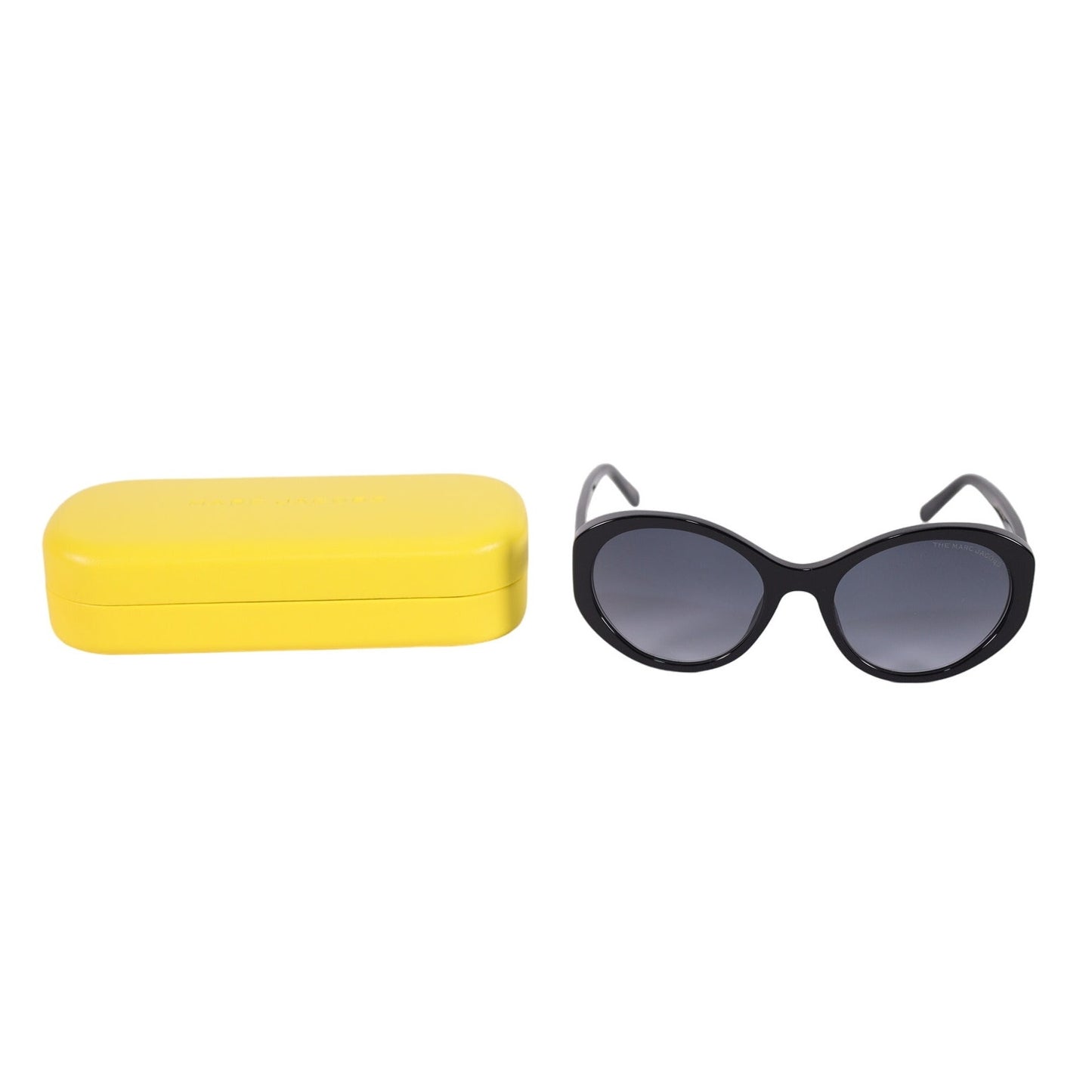 Marc Jacobs Oval Womens Sunglasses - Black / Grey