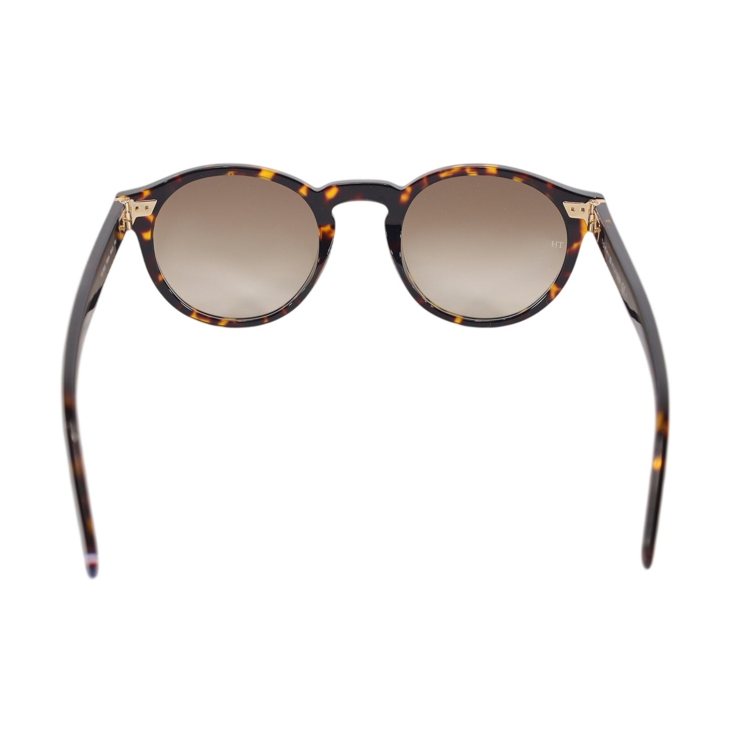 Tommy Hilfiger Round Men's Sunglasses - Havana / Brown Gradient