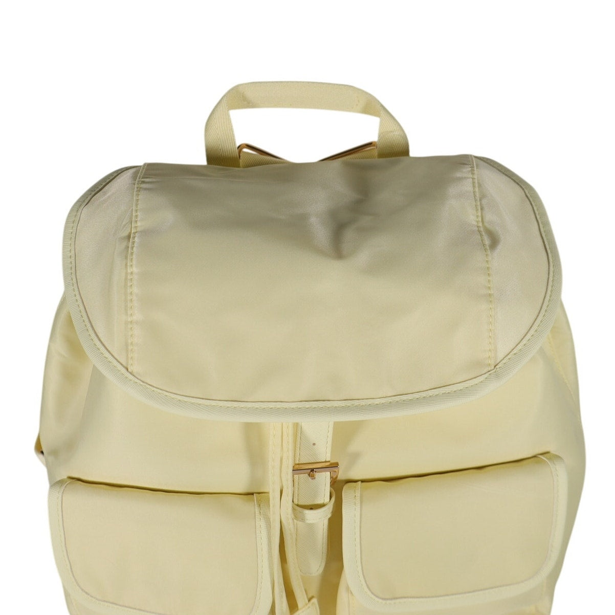 Year of Ours Nylon Drawstring Lightweight Backpack - Baby Yellow