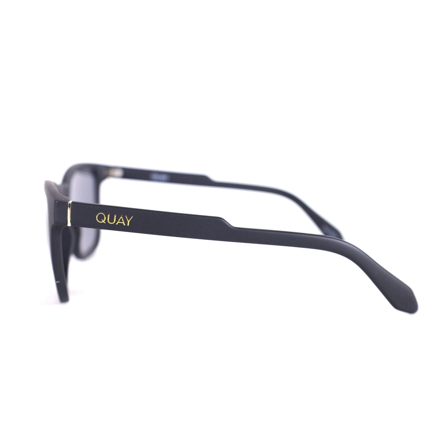 Quay Australia HARDWIRE Polarized Sunglasses - Matte Black / Smoke