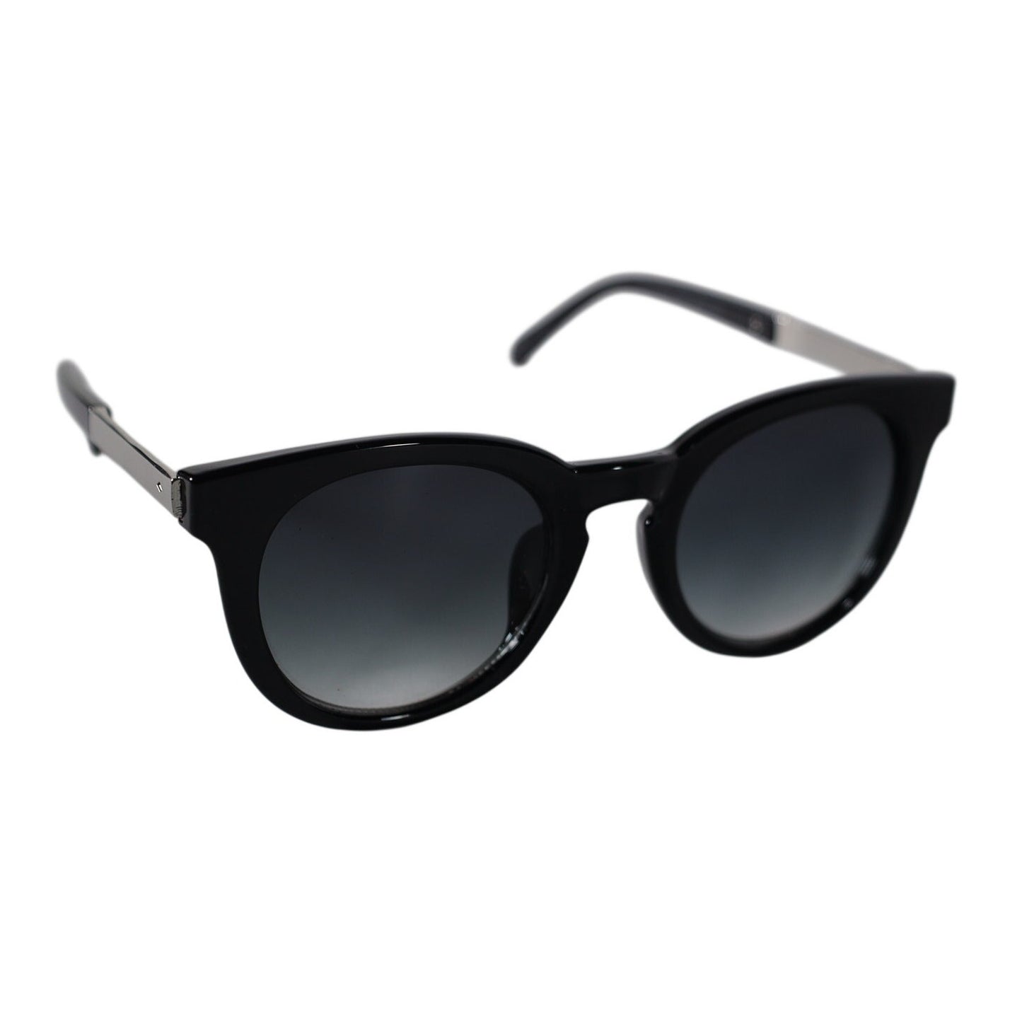 Fossil Round Women’s Sunglasses – Black / Grey