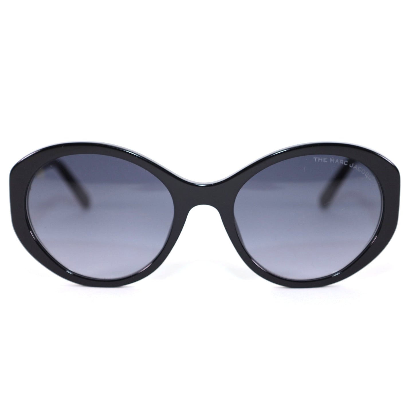 Marc Jacobs Oval Womens Sunglasses - Black / Grey