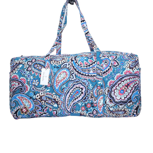 Vera Bradley XL Traveler Quilted Cotton Duffel Bag - Haymarket Paisley Jewel