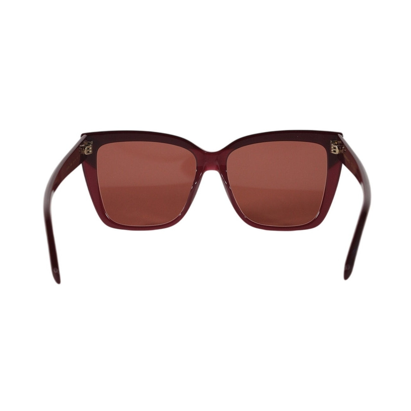 Salvatore Ferragamo Oversized Square Cat Eye Women's Sunglasses - Wine / Red