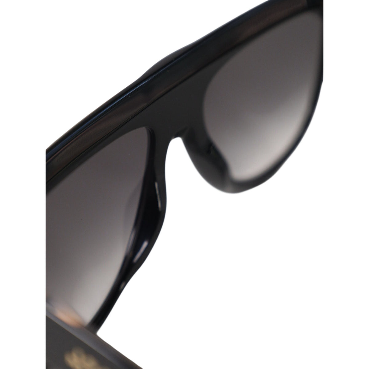 Isabel Marant Flat-Top Aviator Sunglasses – Black / Grey Gradient