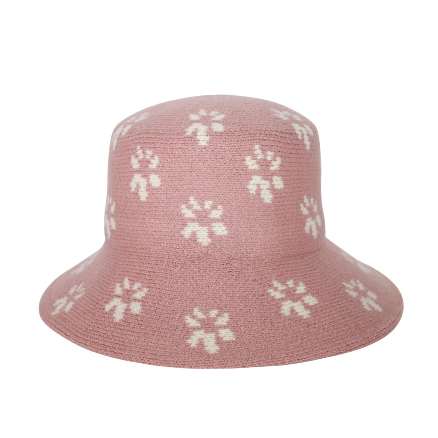 San Diego Hat Rose Wilder Wool Bucket Hat - One Size - Blush Pink