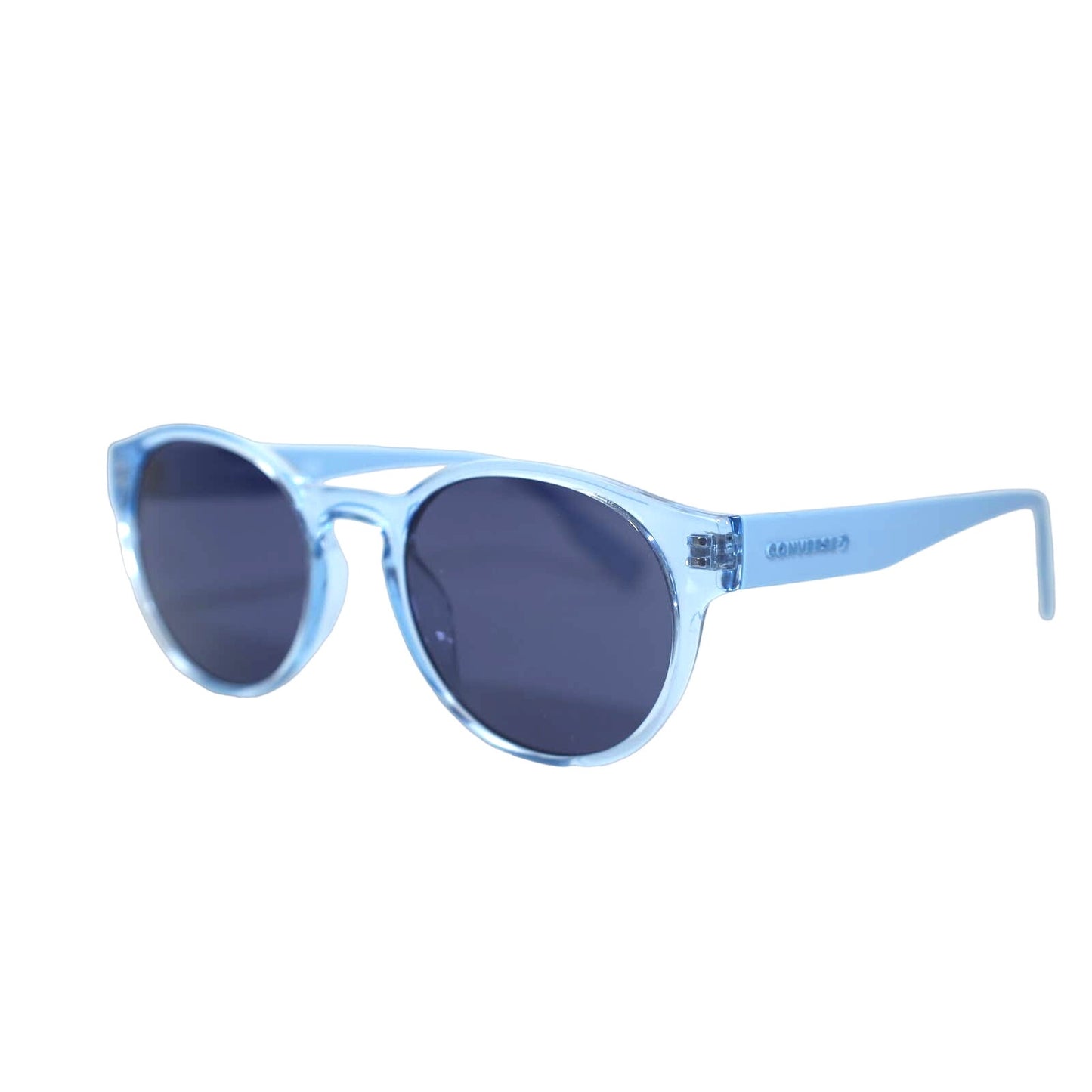 Converse Malden Round Sunglasses - Crystal Sea Salt Blue / Smoke