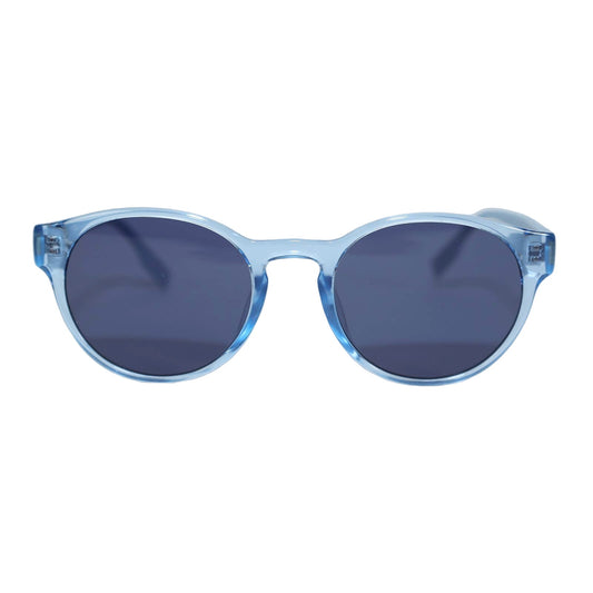 Converse Malden Round Sunglasses - Crystal Sea Salt Blue / Smoke