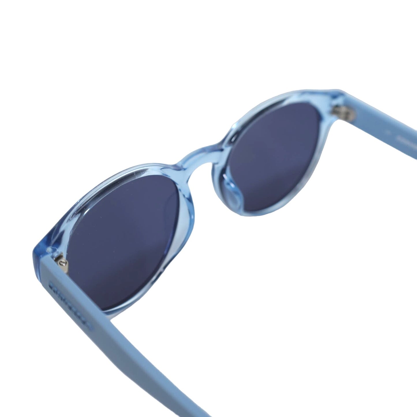 Converse Malden Round Sunglasses - Crystal Sea Salt Blue / Smoke