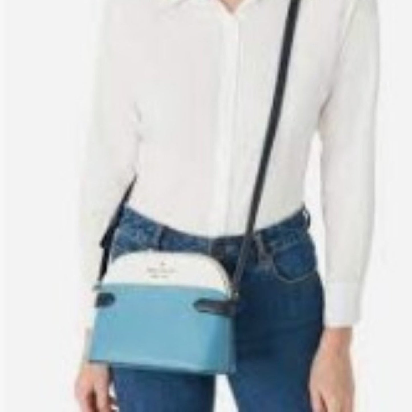 Kate Spade Staci Colorblock Dome Crossbody Bag - Niagara Blue/Multi