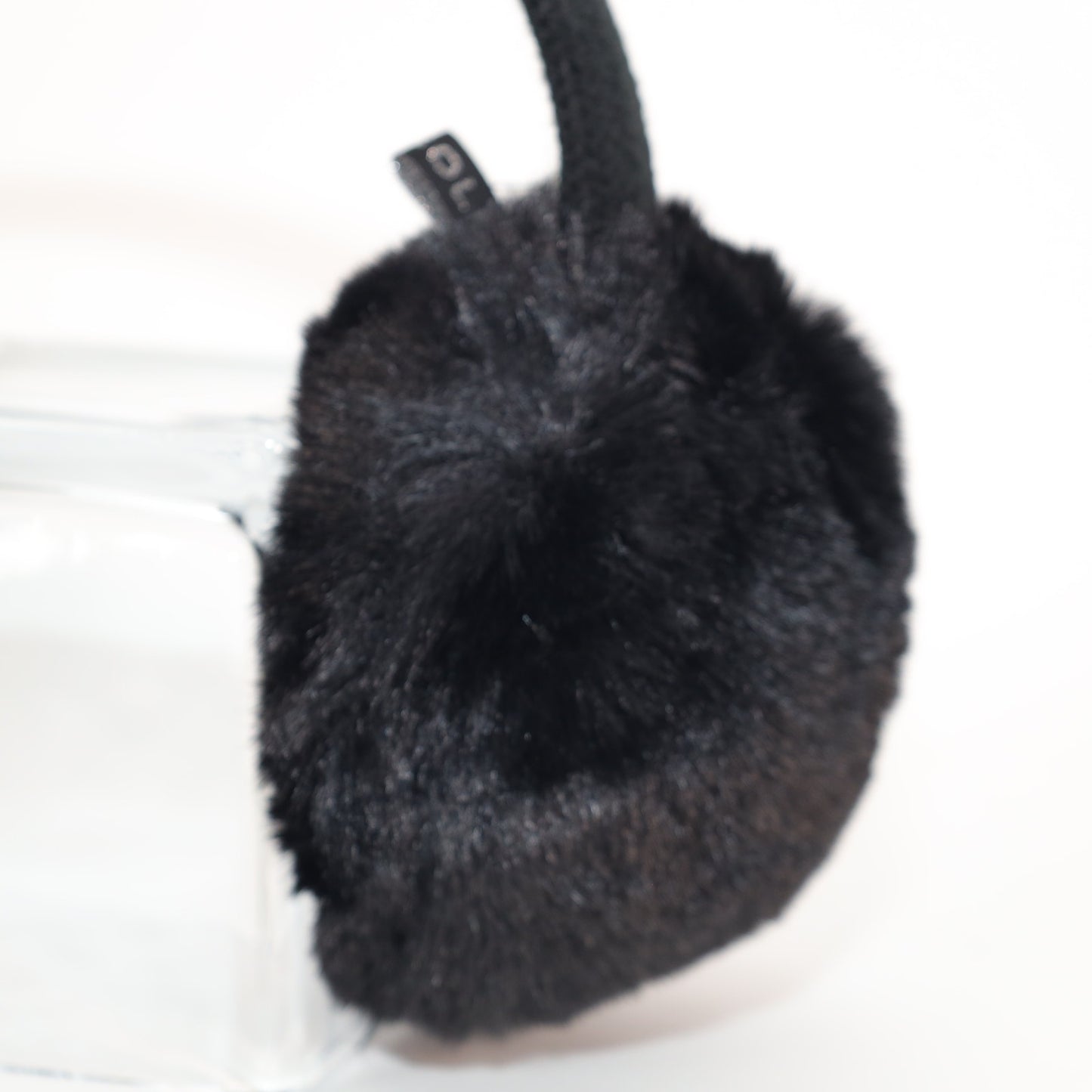 Aerosoles Soft Faux Fur Winter Earmuffs - One Size - Black - NWT