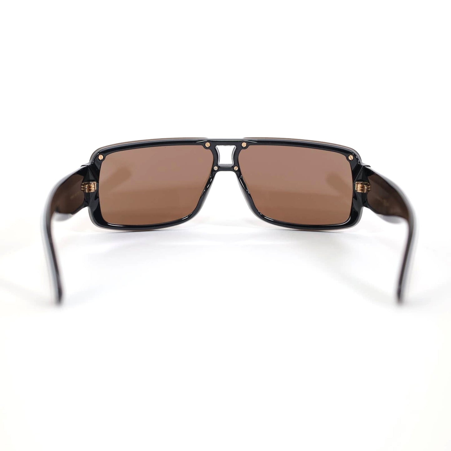 Jimmy Choo MORRIS Rectangle Sunglasses – Brown / Leopard Print