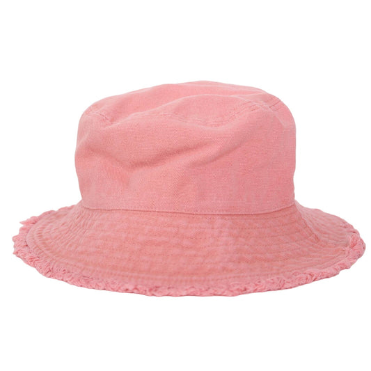 Sonoma Goods For Life Womens Bucket Hat - One Size Adjustable - Pink Peach