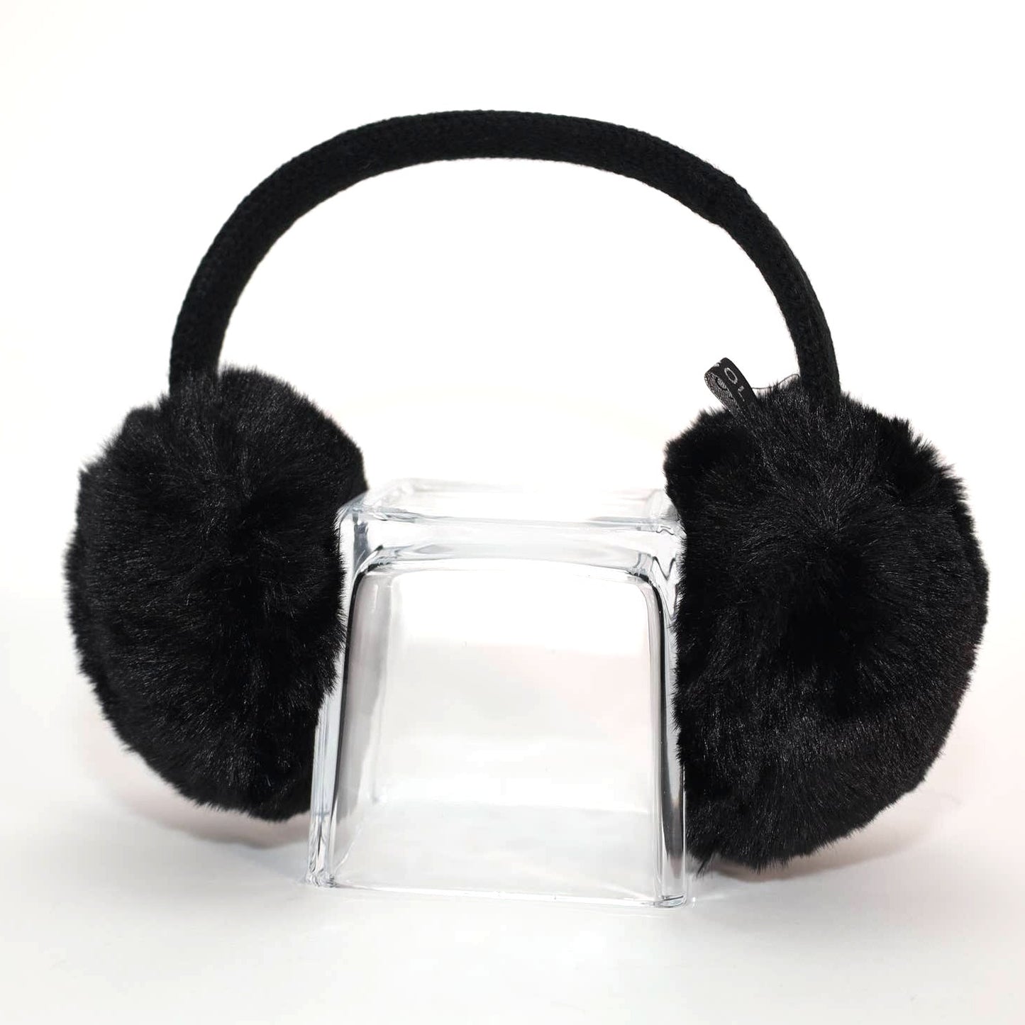 Aerosoles Soft Faux Fur Winter Earmuffs - One Size - Black - NWT