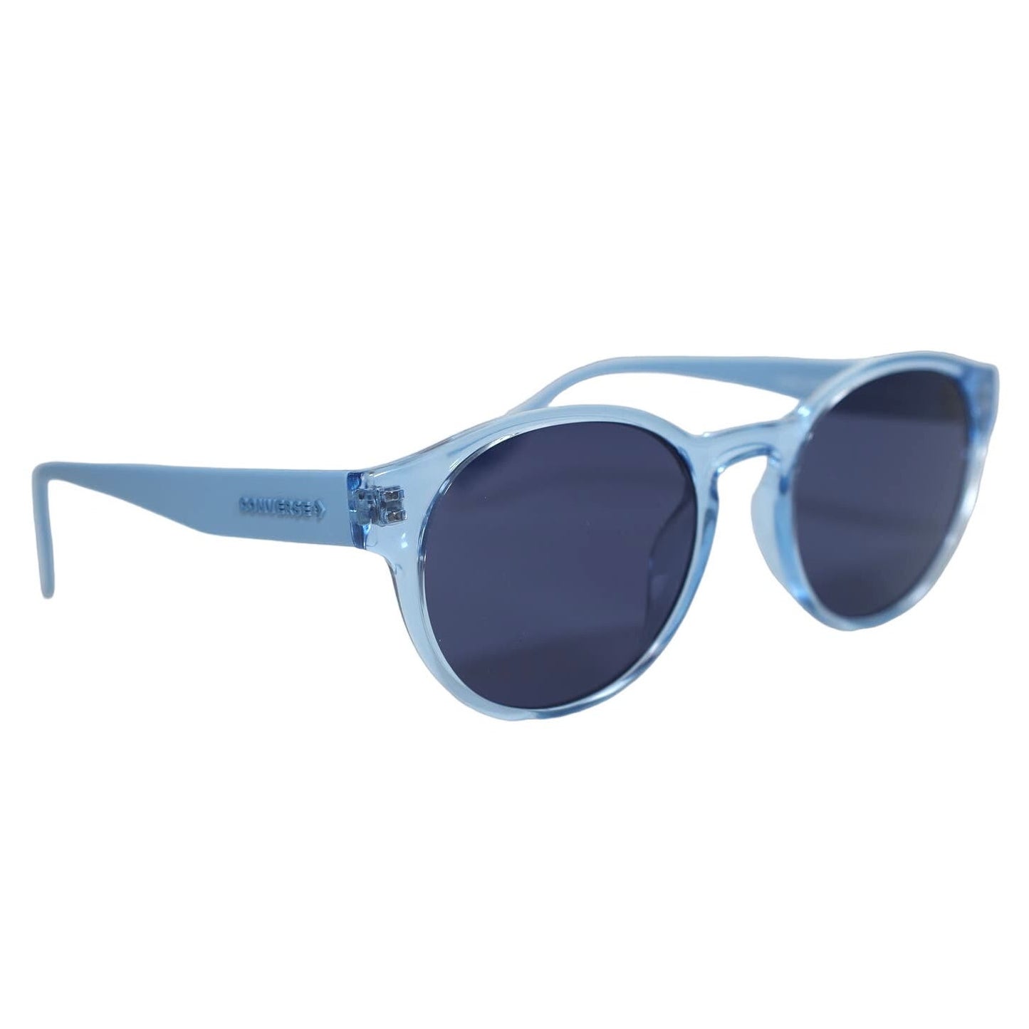 Converse Malden Round Sunglasses - Crystal Sea Salt Blue / Smoke