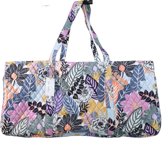 Vera Bradley XL Traveller Quilted Cotton Duffel Bag - Palm Floral